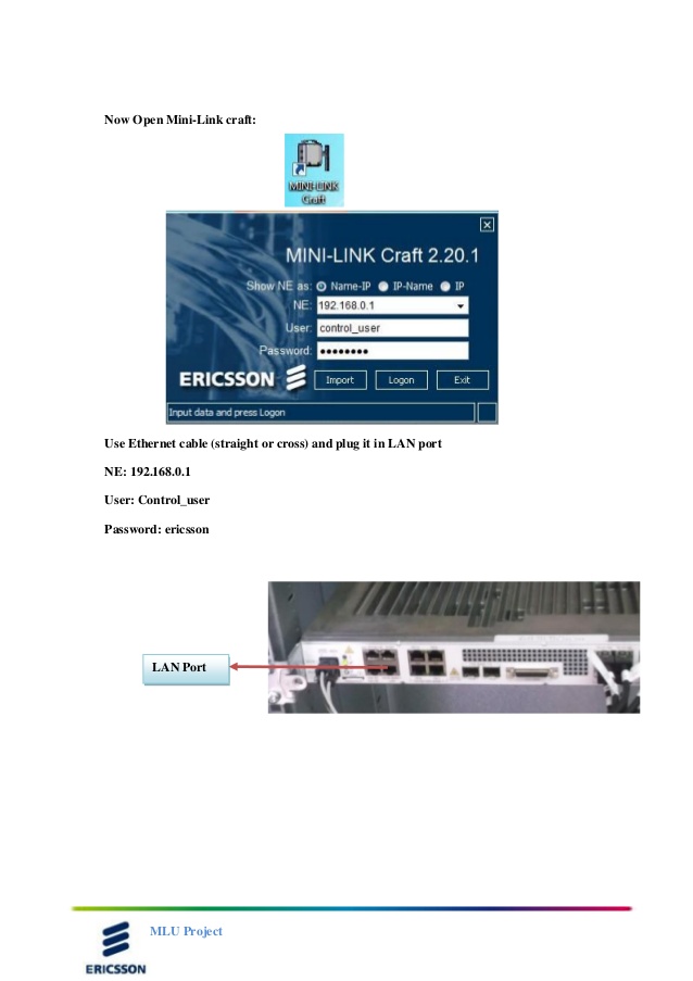 Ericsson Mini Link Craft Software